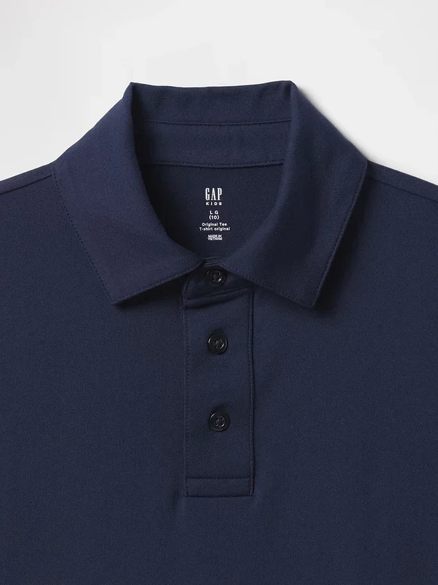 Polo deportivo para uniforme infantil