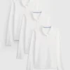 Polos de uniforme para niños (paquete de 3)