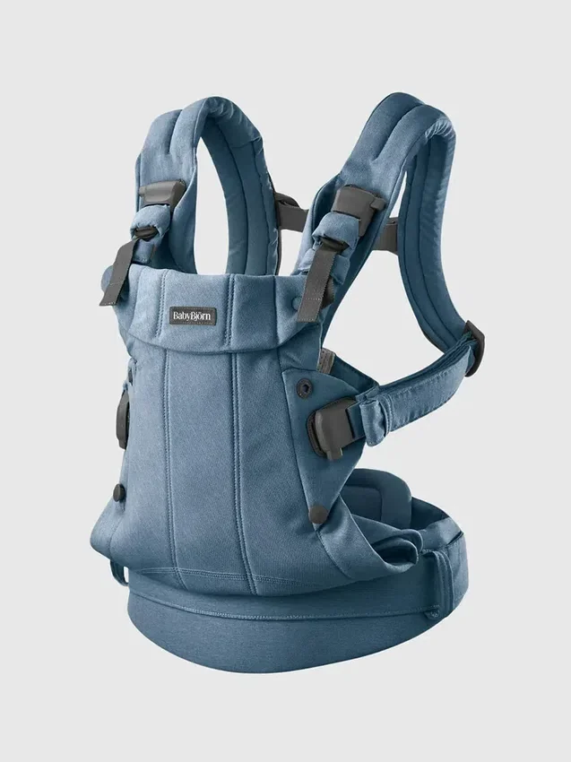 Portabebés Babybjorn Harmony de tela tejida en melange