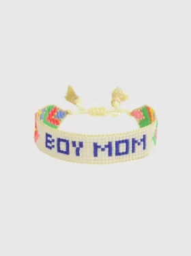 Pulsera con cuentas «Hart Boy Mom»