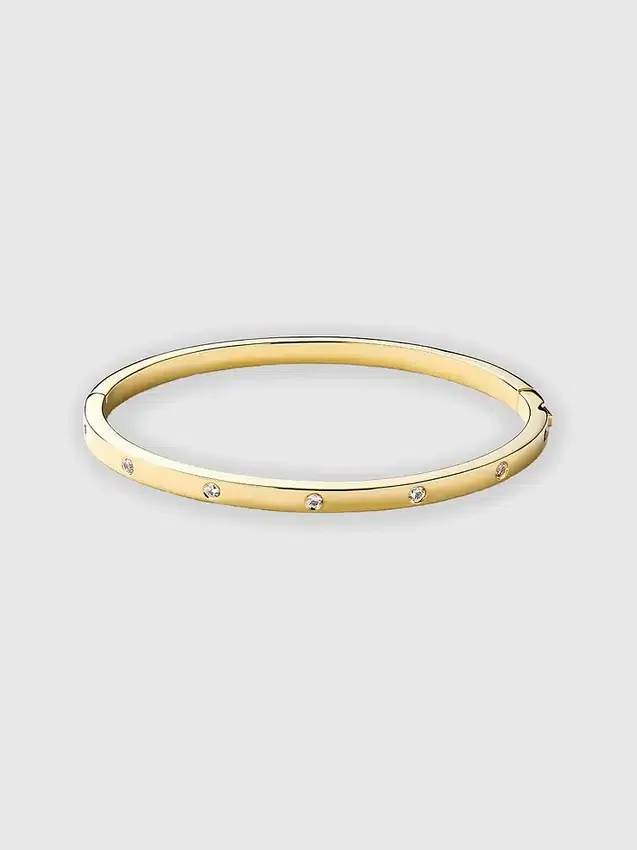 Pulsera tipo brazalete de oro «Selena» de Ana Luisa