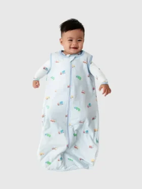Saco de dormir Bamboo Littletrucks de 0 a 12 meses