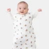 Saco de dormir de bambú con diseño de leoncito, de 0 a 12 meses