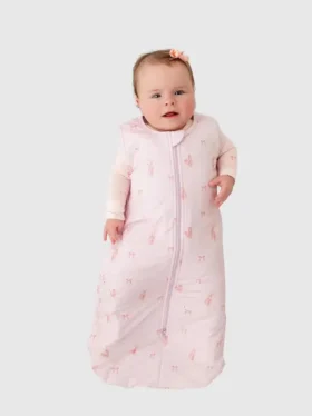 Saco de dormir de bambú «Little Ballerina» de 0 a 12 meses