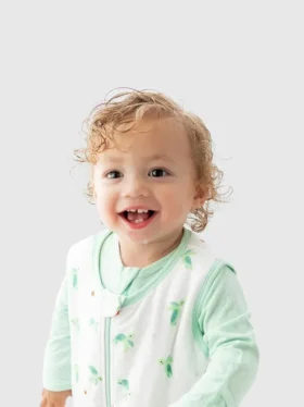 Saco de dormir de bambú «Little Turtle» de 0 a 12 meses