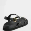 Sandalias de talón abierto con tachuelas para niños