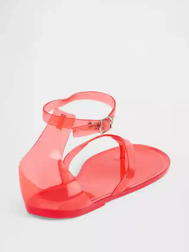 Sandalias de tiras de gelatina