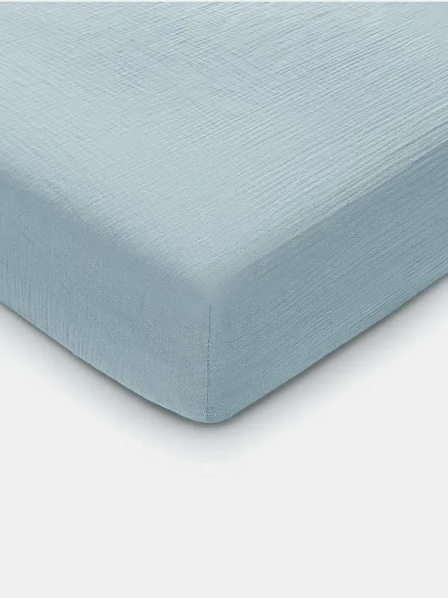 Sábana ajustable de muselina para cuna de Comfy Cubs