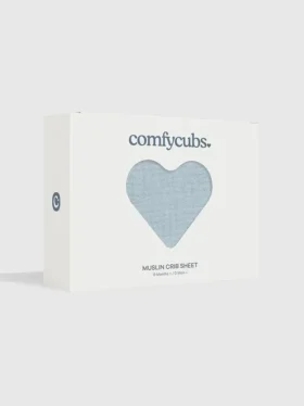 Sábana ajustable de muselina para cuna de Comfy Cubs