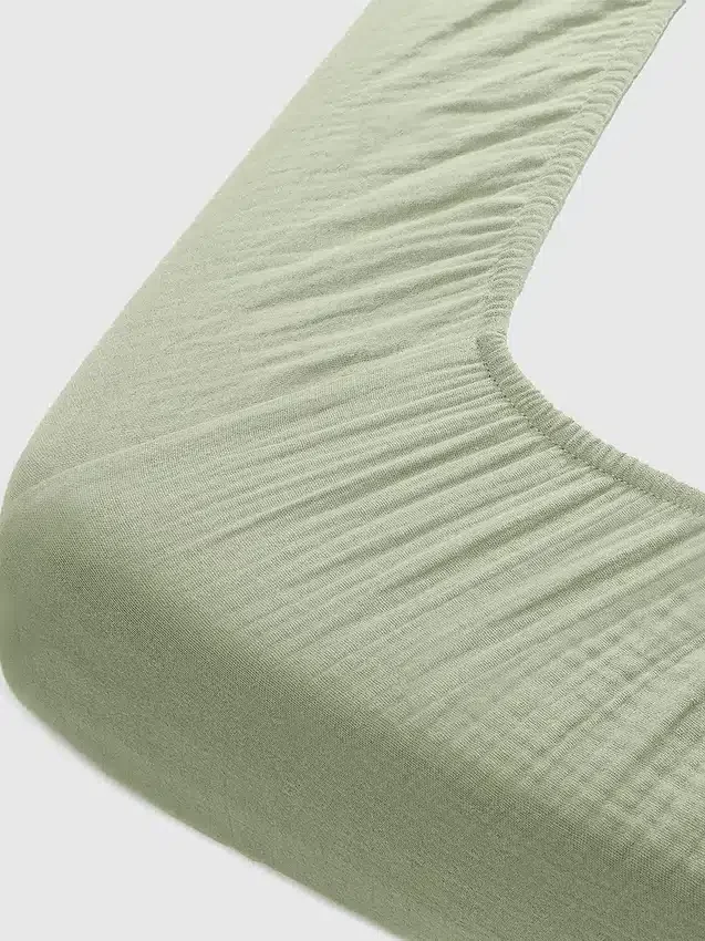 Sábana ajustable de muselina para cuna de Comfy Cubs