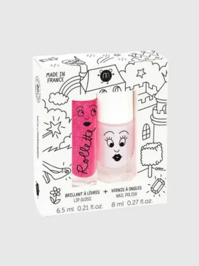 Set de esmaltes de uñas y brillo labial «Cuentos de hadas» de Nailmatic