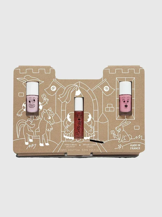 Set de esmaltes de uñas y brillos labiales «Princess Story» de Nailmatic