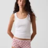 Shorty de algodón orgánico elástico súper suave