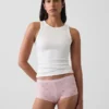 Shorty de algodón orgánico elástico súper suave