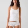 Shorty de algodón orgánico elástico súper suave
