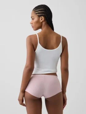Shorty de algodón orgánico elástico súper suave
