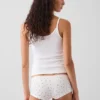 Shorty de algodón orgánico elástico súper suave
