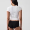 Shorty de algodón orgánico elástico súper suave