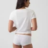 Shorty de algodón orgánico elástico súper suave