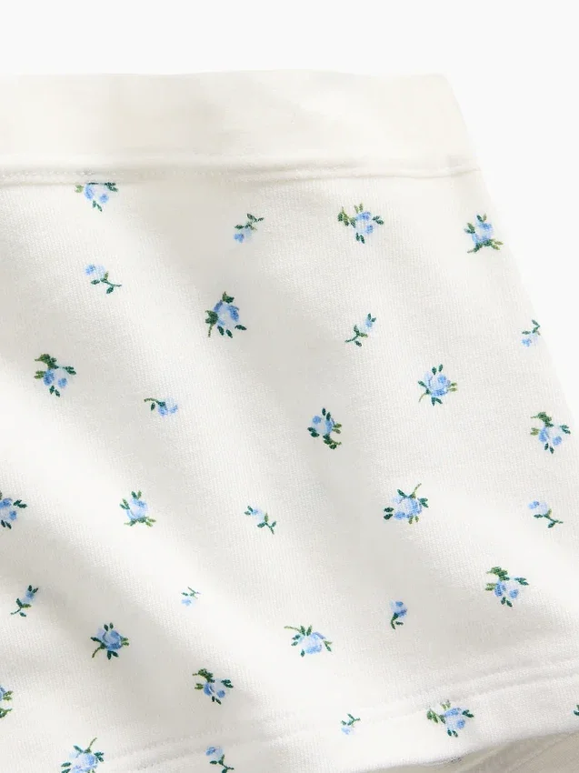 Shorty de algodón orgánico elástico súper suave