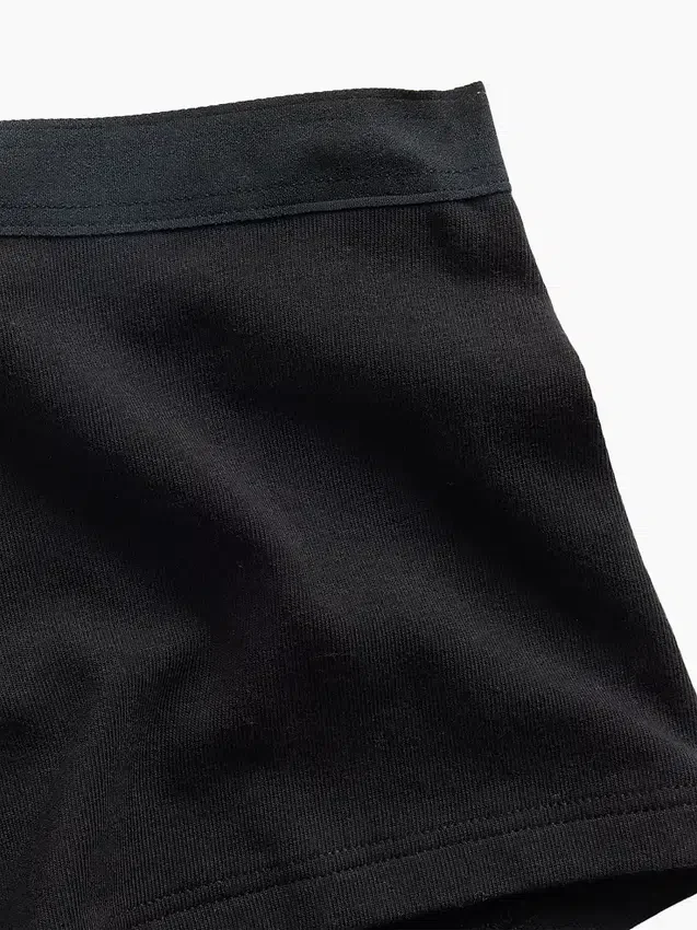 Shorty de algodón orgánico elástico súper suave