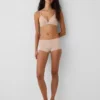 Shorty de algodón orgánico elástico súper suave