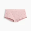 Shorty de algodón orgánico elástico súper suave