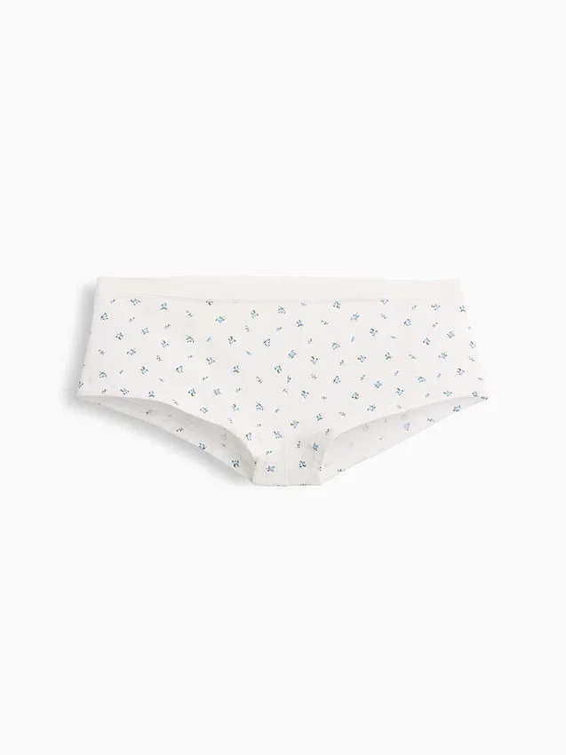 Shorty de algodón orgánico elástico súper suave