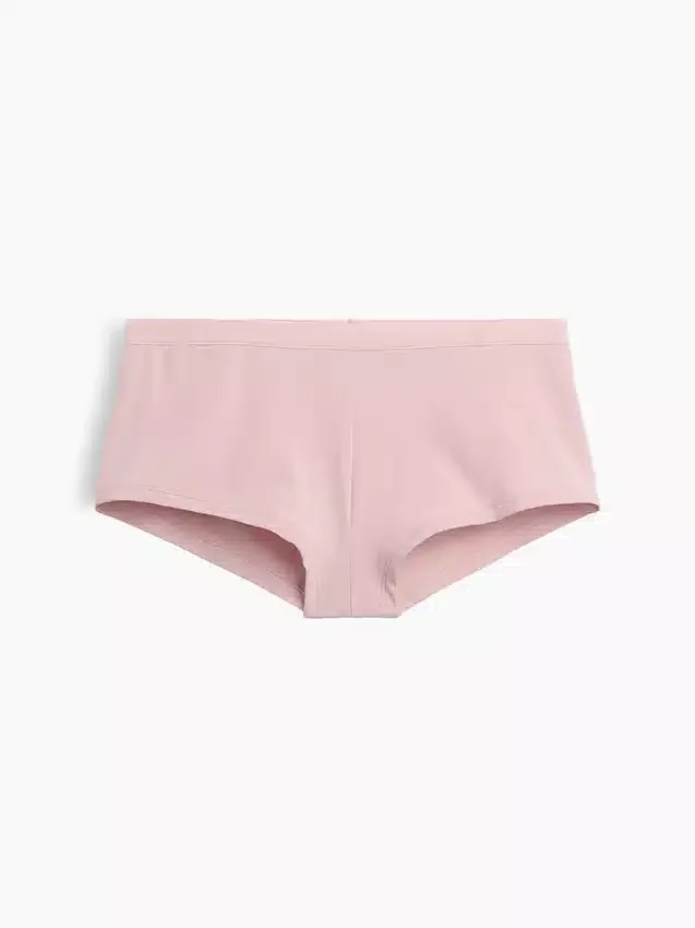 Shorty de algodón orgánico elástico súper suave