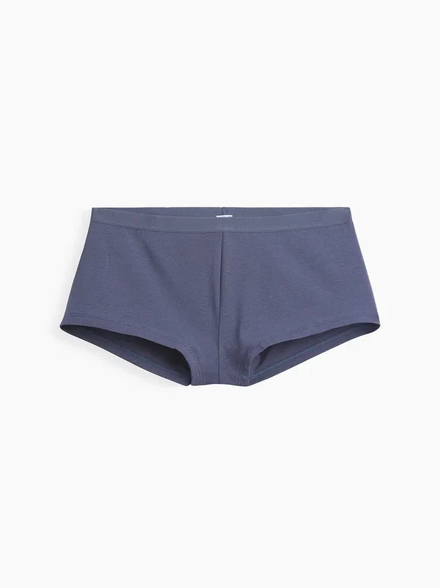 Shorty de algodón orgánico elástico súper suave