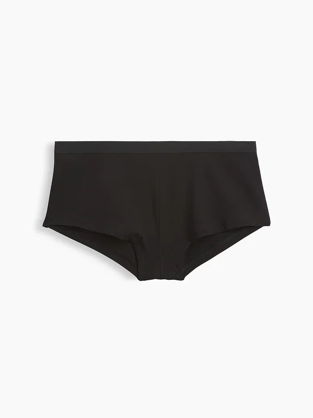 Shorty de algodón orgánico elástico súper suave