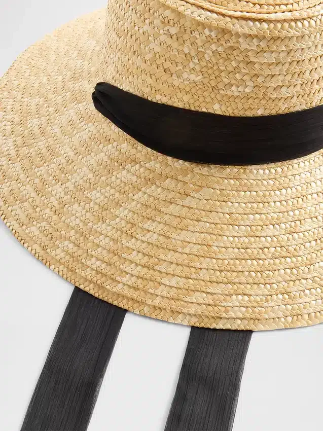 Sombrero de paja de ala ancha