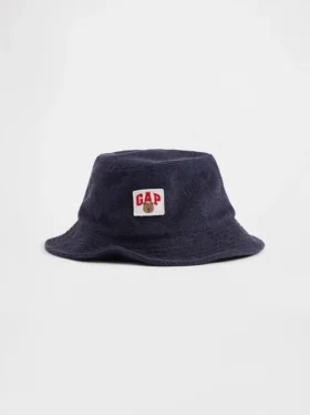 Sombrero de pescador de felpa para bebés y niños con el logotipo de Brannan Bear