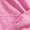 Sudadera con capucha, cremallera completa y corte corto oversize para adultos