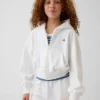 Sudadera con capucha, cremallera completa y corte oversize para niños, de felpa Vintagesoft