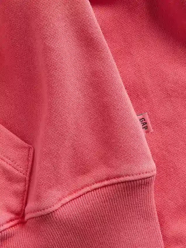 Sudadera con capucha, cremallera completa y corte oversize para niños, de felpa Vintagesoft