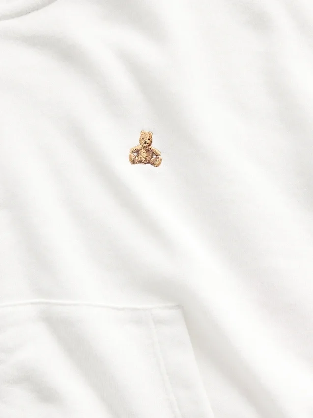 Sudadera con capucha, cremallera completa y corte oversize para niños, de felpa Vintagesoft