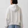 Sudadera con capucha, cremallera y corte en cuña Vintagesoft
