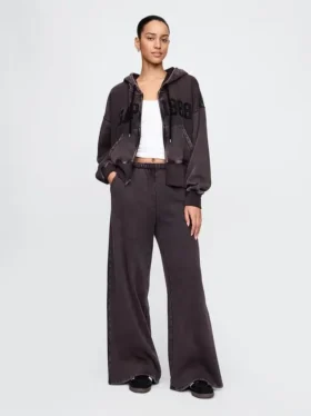 Pantalones de chándal holgados de pierna ancha Vintagesoft