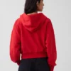 Sudadera con capucha, cremallera y corte oversize de felpa Vintagesoft