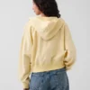 Sudadera con capucha, cremallera y corte oversize de felpa Vintagesoft