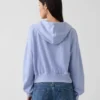Sudadera con capucha, cremallera y corte oversize de felpa Vintagesoft