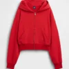 Sudadera con capucha, cremallera y corte oversize de felpa Vintagesoft