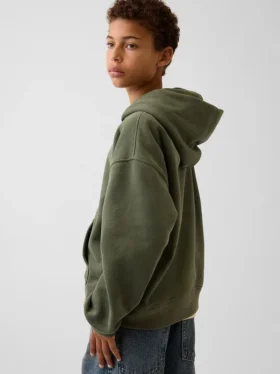 Sudadera con capucha de corte holgado y logotipo Vintagesoft para niños