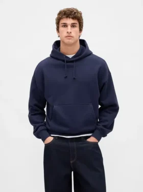Sudadera con capucha de felpa francesa extra gruesa para adultos