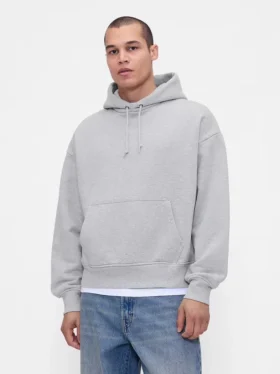 Sudadera con capucha de felpa francesa extra gruesa para adultos