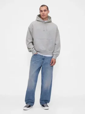 Sudadera con capucha de felpa francesa extra gruesa para adultos