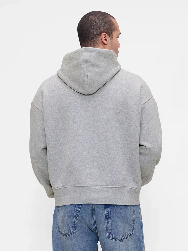Sudadera con capucha de felpa francesa extra gruesa para adultos