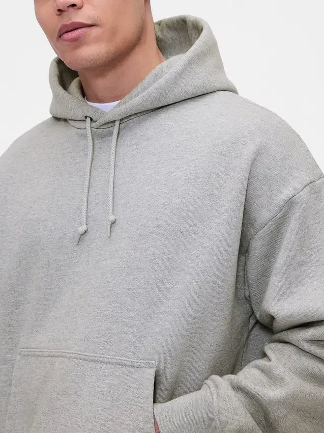Sudadera con capucha de felpa francesa extra gruesa para adultos