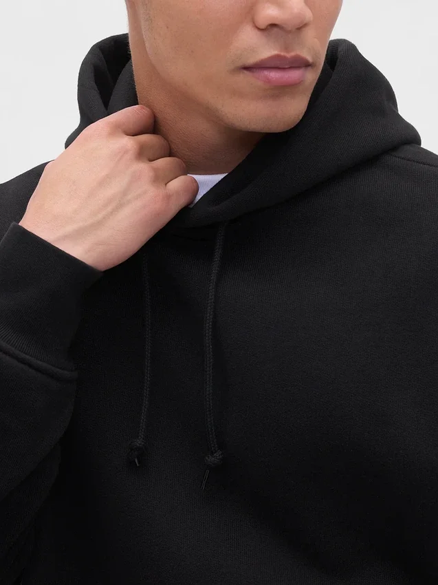 Sudadera con capucha de felpa francesa extra gruesa para adultos
